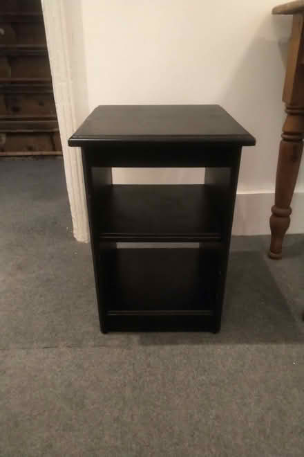 Photo of free Black shelves/bedside unit (Fleetwood FY7) #1