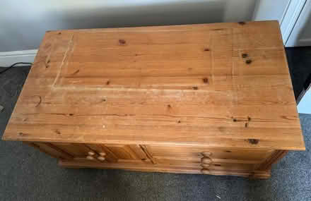 Photo of free wooden tv stand (Bognor regis PO21) #3