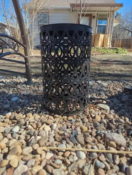 Photo of free Patio side table (Hampden & Broadway) #1