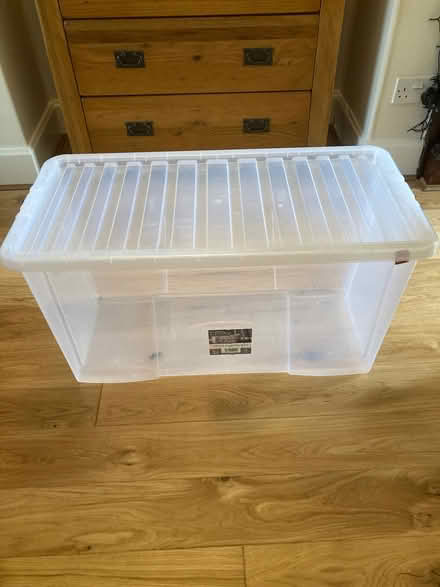 Photo of free 110 litre storage box (Bare, Morecambe LA4) #1