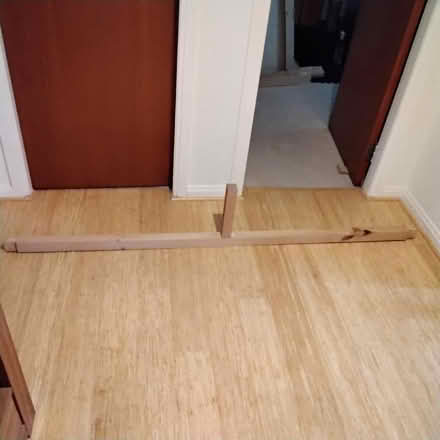 Photo of free Wooden bed frame (Stonehouse ML9) #4