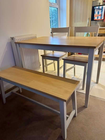 Photo of free Table with two chairs and bench (RG40 Central Wokingham) #1