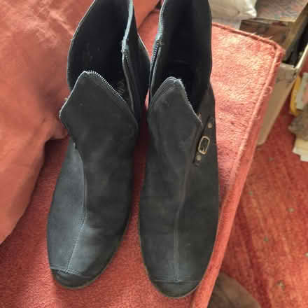 Photo of free Black Suede Women's 13 M Booties (Industrial North West) #3