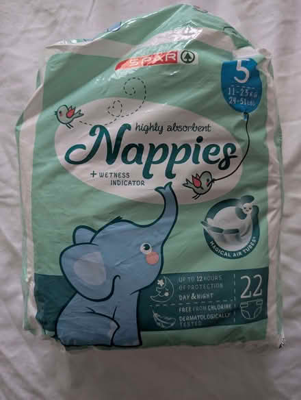 Photo of free Pack of size 5 nappies (Kidlington OX5) #1