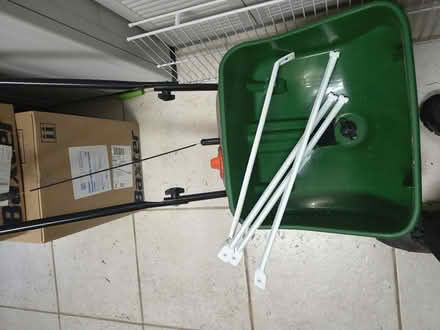 Photo of free Large long shelf about 12 ft a (Majestic oaks subdivision) #2