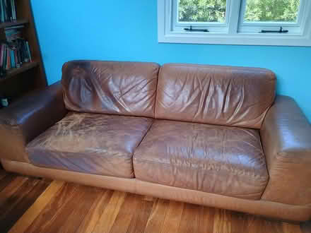 Photo of free Natuzzi Leather Couch (East Fremantle) #1