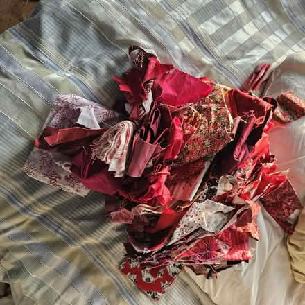 Photo of free fabric scraps for quilting (St. Clair Ave W & Oakwood Ave) #3