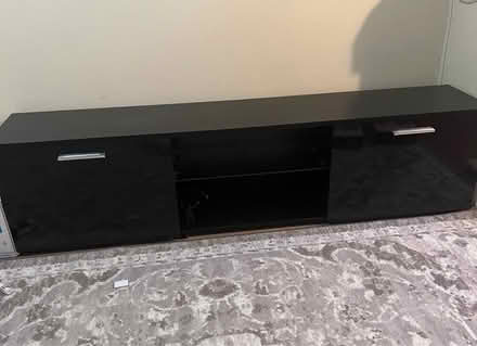 Photo of free Black TV stand (CO1 North Hill) #2