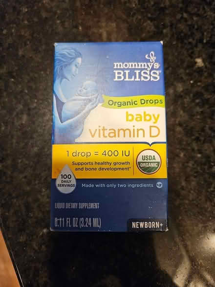 Photo of free Vitamin D for newborn exp 5/26 (Waltham) #1