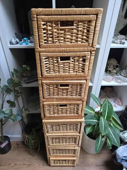 Photo of free 2 Wicker Storage Draw Units (Christchurch bh23) #4