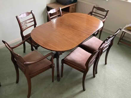 Photo of free Dining table & 6 chairs (Broadstone BH18) #1