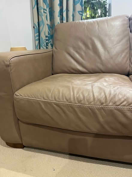 Photo of free 2 Seater leather sofa (Dursley GL11) #2