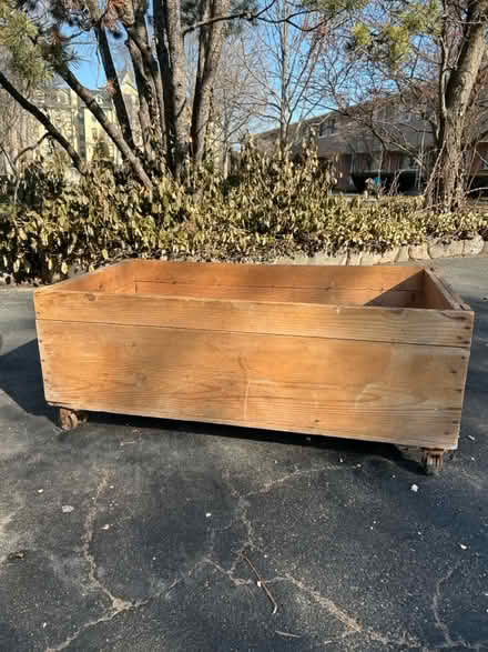 Photo of free Wood cart on wheels (Wilmette) #2