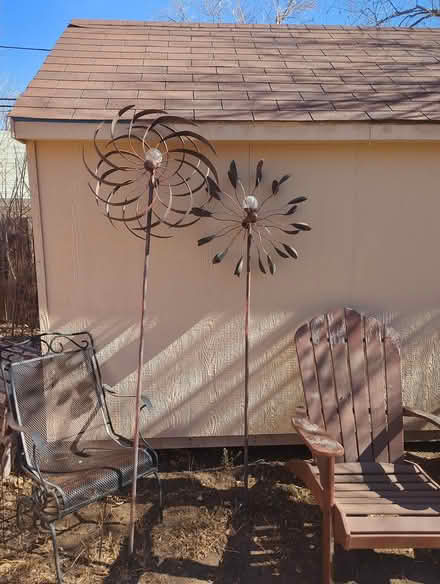 Photo of free Spinning lawn ornaments (Hampden & Broadway) #1