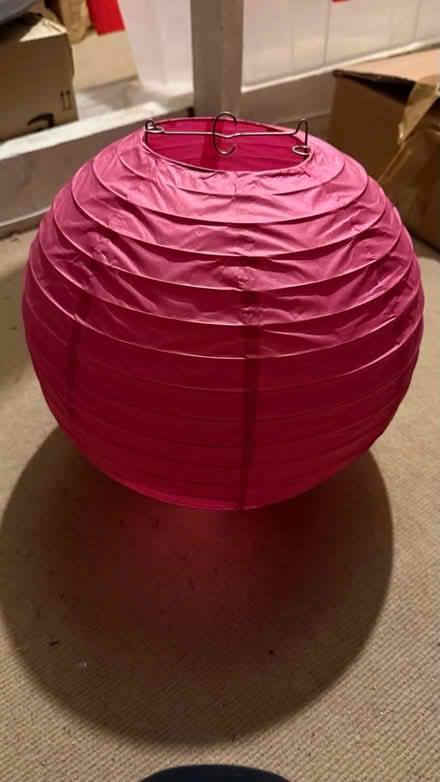 Photo of free Pink light shade (Watford/Leavesdon) #1