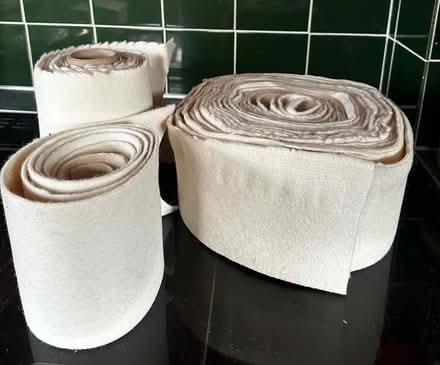 Photo of free Thick cream felt rolls (Knaresborough HG5) #1