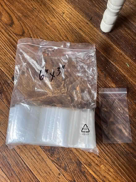 Photo of free Bag of plastic jewelry bags (Fairfax) #1