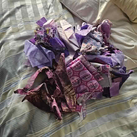 Photo of free fabric scraps for quilting (St. Clair Ave W & Oakwood Ave) #1