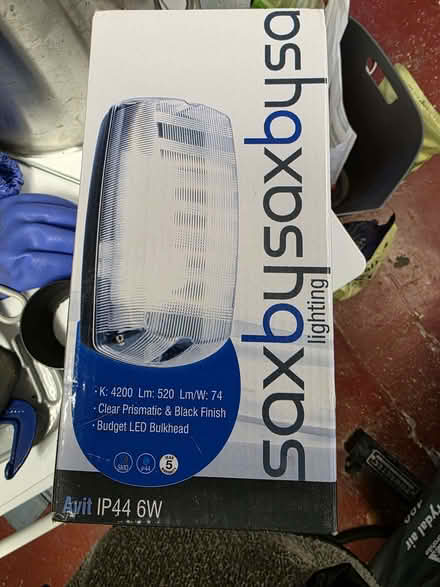 Photo of free Two Saxby Avit LED Bulkhead Lights, new, in original packagi (Skipton BD23) #3