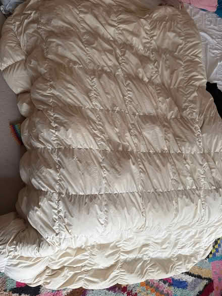 Photo of free Double Feather duvet - used but still got life left in it (Kennington SE5) #1