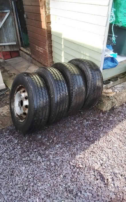 Photo of free 4×15inch wheels with 215 70 15 tyres (Winskill CA10) #1