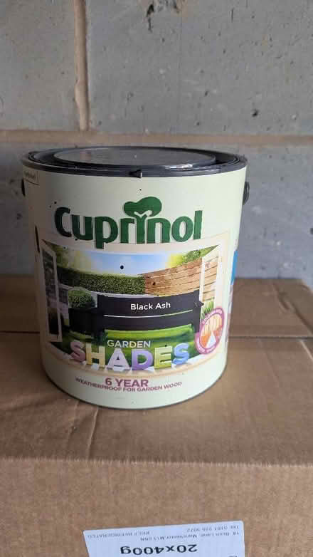 Photo of free Cuprinol Black Ash fence paint (Ellenbrook M28) #1