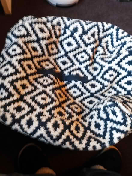 Photo of free Heavy duty woven beanbag pouffe (Corsham SN13) #2