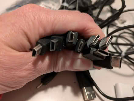 Photo of free Assorted USB cables (Stanstead St Margarets SG12) #1