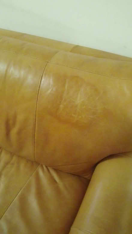 Photo of free Leather 3 seater couch (Pool of Muckhart FK14) #2