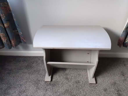 Photo of free Grey wooden magazine rack (Arddleen SY22) #1