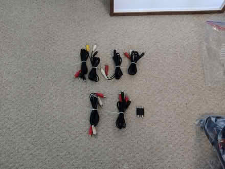 Photo of free Stereo cables (6) (Addiscombe CR0) #1