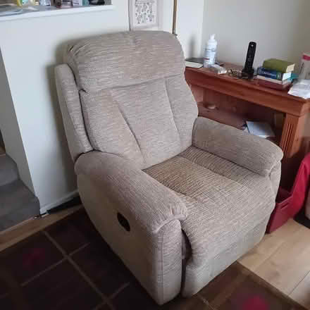 Photo of free 2 manual recliner chairs (Foxhole near St Austell) #3