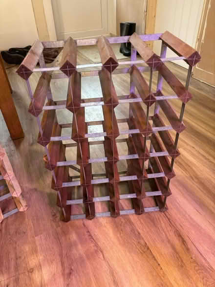 Photo of free Galvanised and timber wine racks (Eastbourne) #3