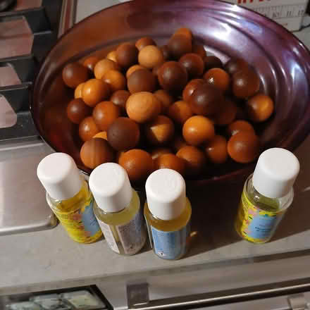 Photo of free Wooden balls and perfume oils (Bradford on Avon BA15) #1