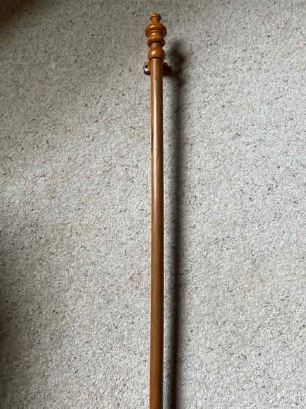 Photo of free Medium oak curtain pole (Gamblesby CA10) #1