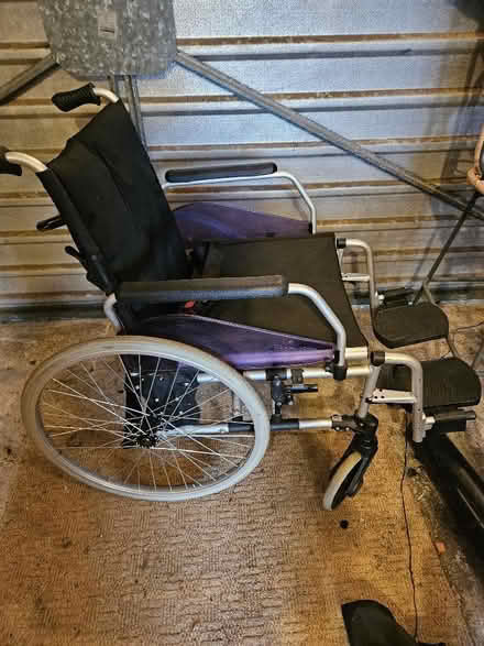 Photo of free Greencare wheelchair suitable for larger user (Narborough LE19) #3