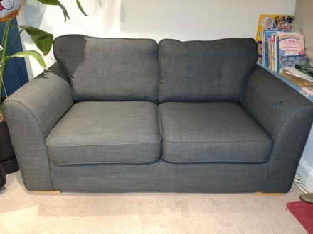 Photo of free Comfy grey sofa (Wendover HP22) #1
