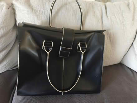 Photo of free Black Leather Bag (Near 92nd and Sheridan) #1