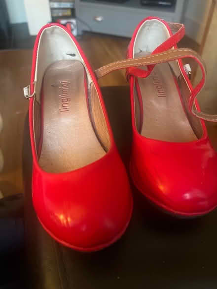 Photo of free Girls red shoes, size 13-13.5 (Emscote Mill CV34) #1