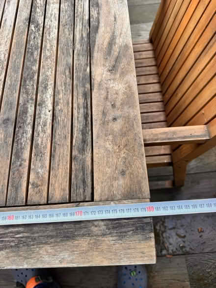 Photo of free Garden table and 4 chairs (W8 7DA) #3