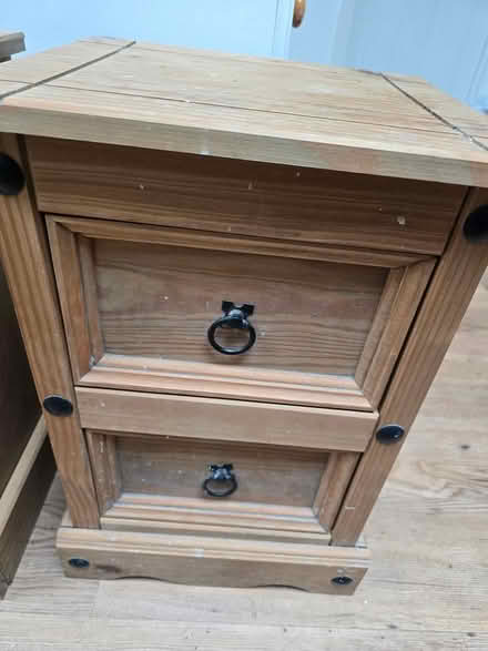 Photo of free 2 x Wooden Rustic side Units (Christchurch bh23) #3