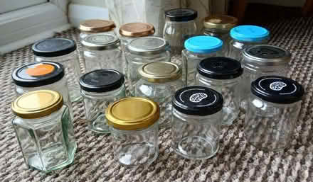 Photo of free 18 jam jars & lids (Bicester OX26) #1