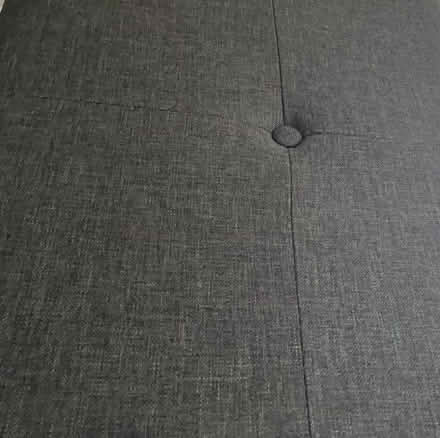 Photo of free Queen platform/fabric headboard (Woodstock) #2