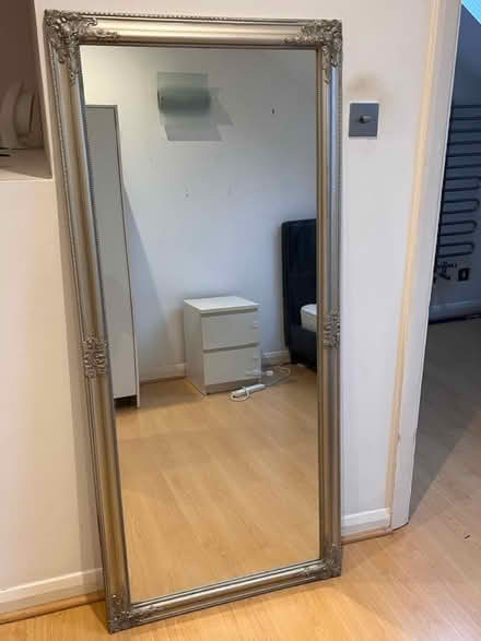 Photo of free Silver frame full length mirror (TW1) #1