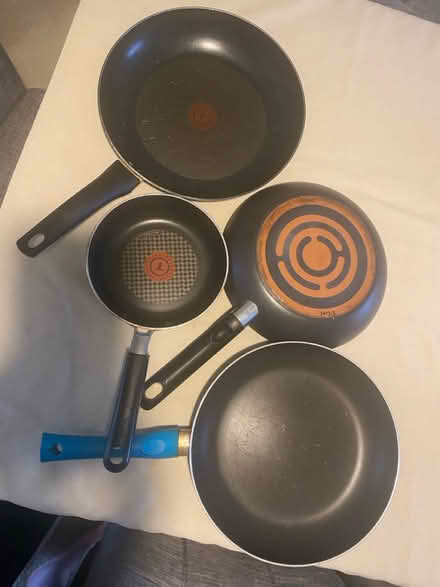 Photo of free Nonstick frying pans (Somerset, NJ, off DeMott Lane) #1