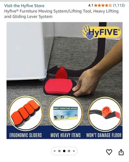 Photo of free HYFIVE furniture moving system (Brick End CM6) #3