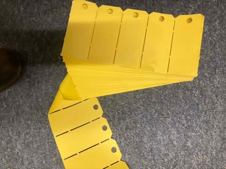 Photo of free Plasticised labels (Bradford on Avon BA15) #1