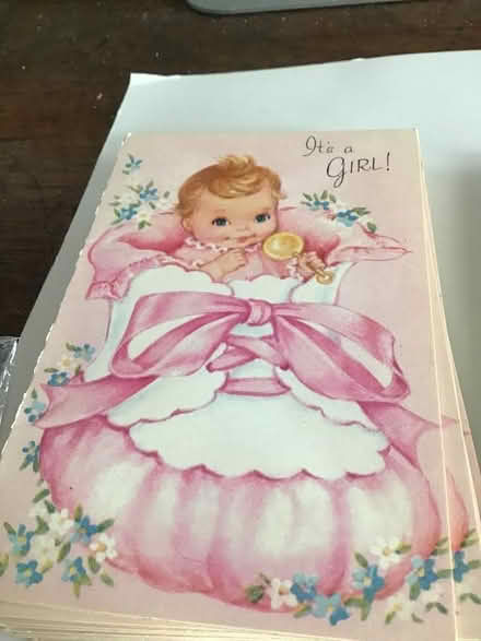 Photo of free vintage birth announcement cards (ward area by york rd) #2
