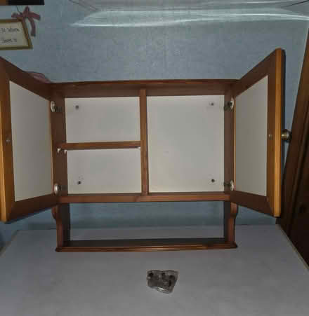 Photo of free Woodern bathroom wall cabinet (dorset BH12) #2