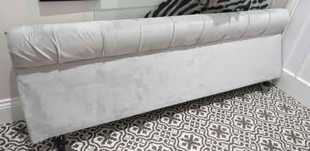 Photo of free Superking Silver Sleigh Bed (South Littleton WR11 8) #1